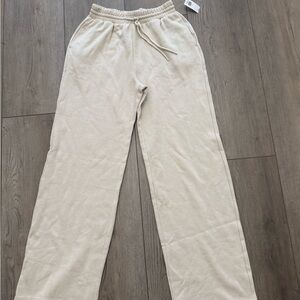 Old Navy Cream Wide Leg Pants